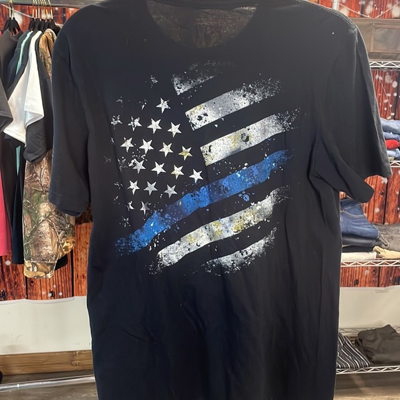 Thin blue line graphic tee - Picture 4 of 4